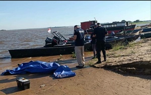 Hallan cuerpo de un hombre en aguas del río Paraguay