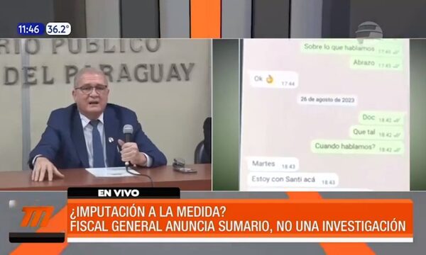 Emiliano Rolón anuncia sumario a fiscales | Telefuturo