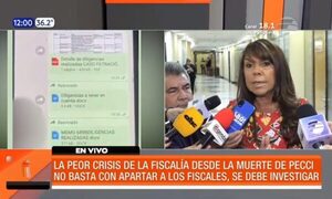 Celeste Amarilla: “La peor crisis de la Fiscalía luego de la muerte de Pecci” | Telefuturo