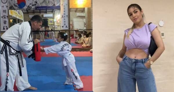 [VIDEO] Nadia Portillo ya prepara a su hija para que pueda defenderse