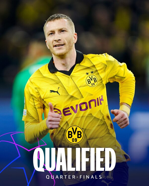 Borussia Dortmund se anotó en Cuartos de Final - SNT