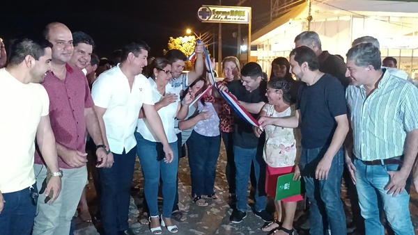 Inauguración oficial de mejora vial en la Avda. Pinedo zona sur de Concepción