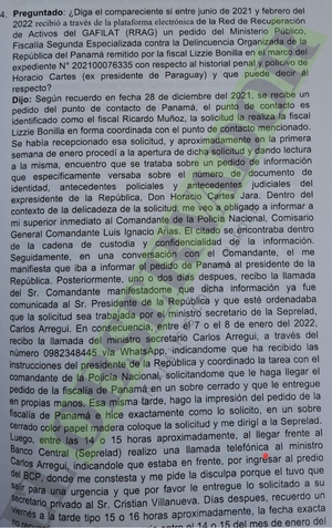 Solo Mario Abdo y Arregui sabían de pedido sobre Cartes que se filtró, declaran testigos