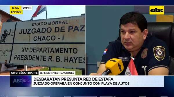 Video: Desbaratan presunta red de estafa - ABC Noticias - ABC Color