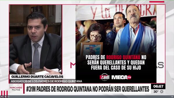 Padres de Rodrigo Quintana recurrirán a la Corte tras ser excluidos de la causa 31M - Megacadena - Diario Digital