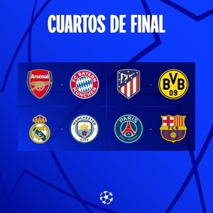 Con una final anticipada, se definieron los cruces de 4tos de final de la UEFA Champions League | 1000 Noticias