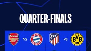 Definidos los cruces de cuartos en la Champions