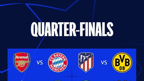 Definidos los cruces de cuartos en la Champions