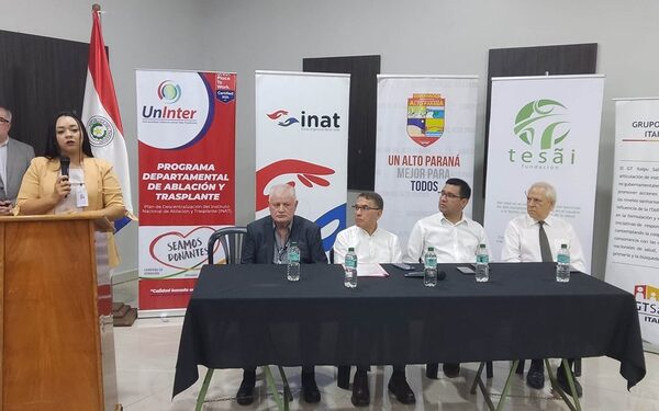 Tercera jornada de trabajo en el marco del Programa Departamental de Ablacion y Trasplante de Órganos en Alto Paraná