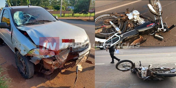 MENOR DE 15 AÑOS EN MOTOCICLETA RESULTÓ HERIDO TRAS COLISIÓN - Itapúa Noticias