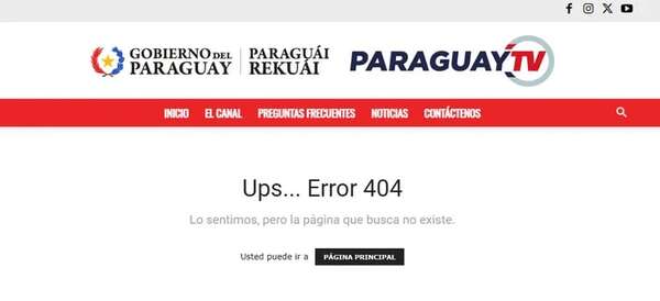 Paraguay TV, fuera de aire por presunta falla en sistema que no sería renovado por falta de presupuesto - Nacionales - ABC Color