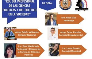 Organizan actividad denominada «El rol del profesional de las ciencias políticas y del político en la soledad»