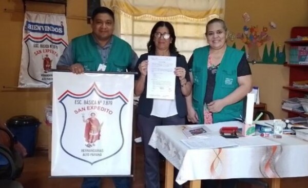 Escuela Saludable: Visitan instituciones educativas en Hernandarias