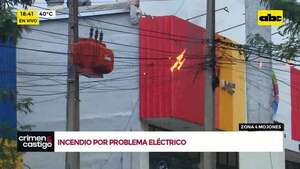 Video: clausuran avenida Fernando de la Mora por incendio de un transformador - Crimen y castigo - ABC Color