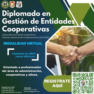 Lanzan Diplomado en Gestión de Entidades Cooperativas
