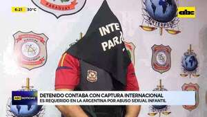 Video: Detenido contaba con captura internacional - ABC Noticias - ABC Color