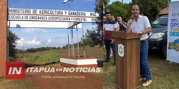 CARLOS PEREIRA DESTACÓ LA IMPORTANCIA DEL APOYO A LA EDUCACIÓN AGRÍCOLA - Itapúa Noticias