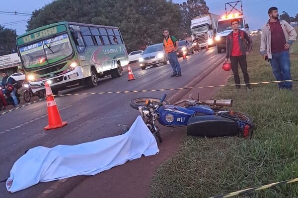 Dos motociclistas mueren en accidentes en Minga Guazú 