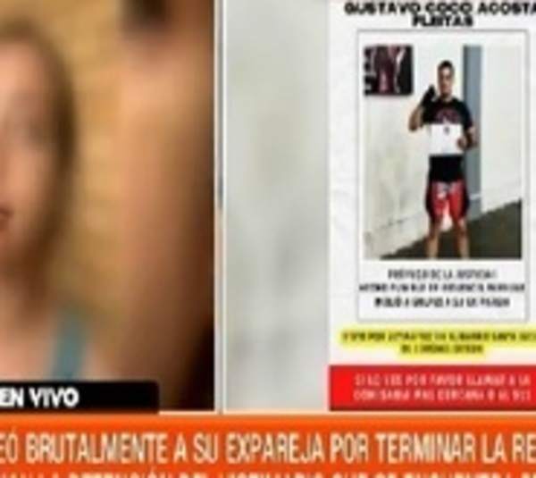 Salvaje golpiza de un hombre a su expareja - Paraguay.com
