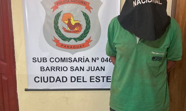 Detienen a borracho que agredió a su pareja 