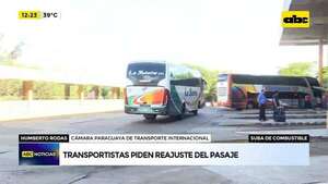 Video: transportistas piden reajuste del pasaje - ABC Noticias - ABC Color