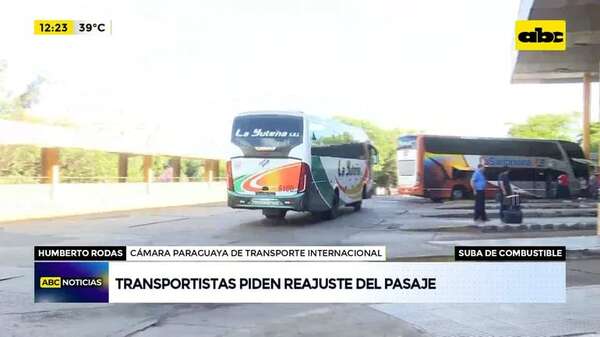 Video: transportistas piden reajuste del pasaje - ABC Noticias - ABC Color