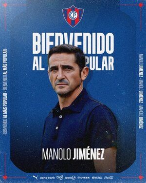 Cerro hace oficial la contratación de Manolo Jiménez