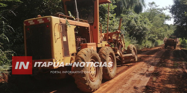 MUNICIPALIDAD DE CARMEN DEL PARANÁ TRABAJA EN MEJORAS VIALES - Itapúa Noticias