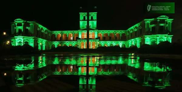 Sitios emblemáticos se iluminarán de verde por fiesta nacional de Irlanda - Nacionales - ABC Color