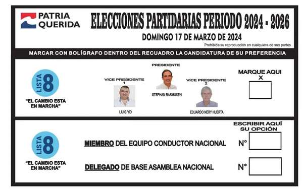 Patria Querida renueva autoridades hoy y debe definir sanción a Penner - Política - ABC Color