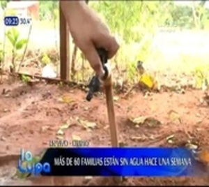 Con calor extremo y sin agua durante casi una semana en Limpio - Paraguay.com