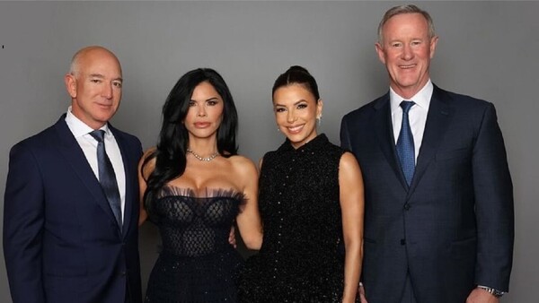 Bezos concede a Eva Longoria y William McRaven USD 50 millones para beneficencia