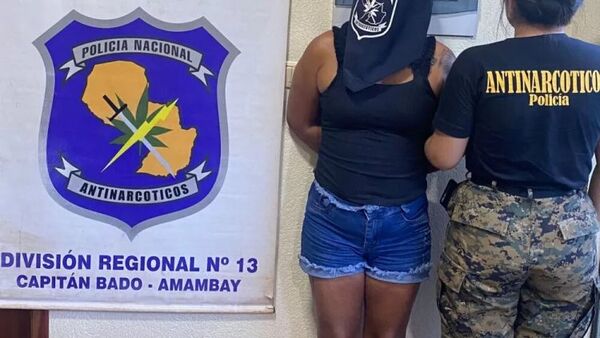 Detienen a distribuidora de drogas en Capitán Bado