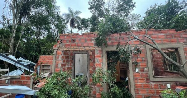 La Nación / Paraguarí: temporal causo grandes perdidas a varias familias