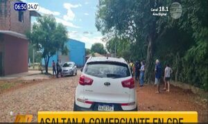 Violento asalto a comerciante en Ciudad del Este | Telefuturo