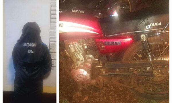 Detienen a supuesto motochorro y recuperan dos celulares