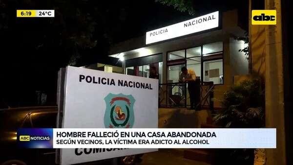 Video: Hombre falleció en una casa abandonada - ABC Noticias - ABC Color