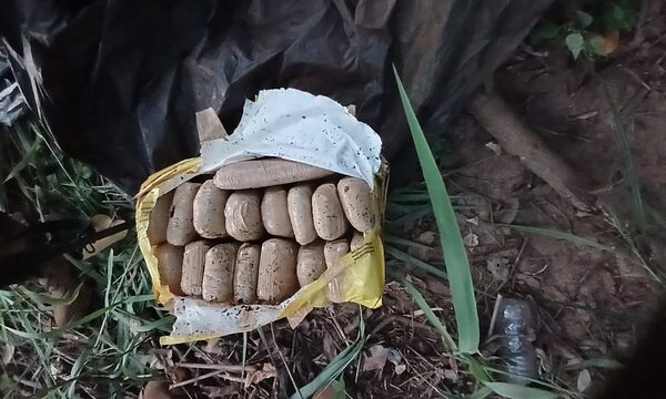 Hallan marihuana en zona de Paranambu