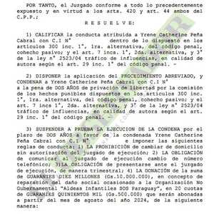 Condenan en procedimiento abreviado a exdefensora pública por pedido de coima