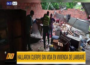 Lambaré: Hallan muerto a un hombre en una casa abandonada | Telefuturo