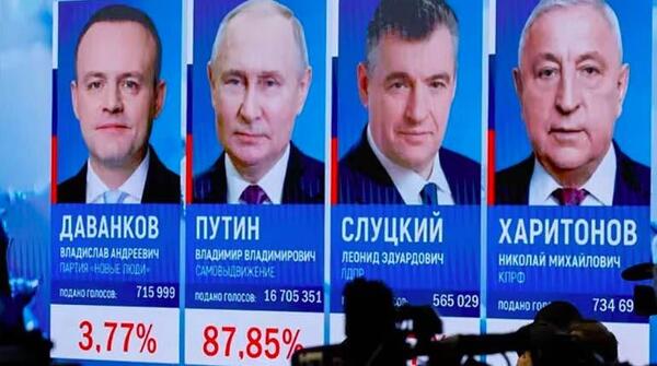 El Kremlin anunció que Putin ganó con el 87% de votos mientras el mundo rechaza el resultado - .::Agencia IP::.