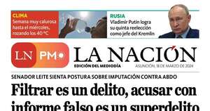 La Nación / LN PM: edición mediodía del 18 de marzo