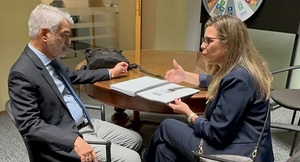 Kattya González es recibida por la comisión de DDHH del Mercosur