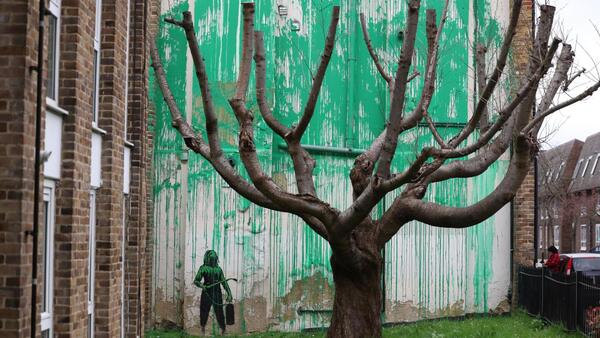 Banksy confirma la autoría en un nuevo mural de un árbol aparecido en Londres