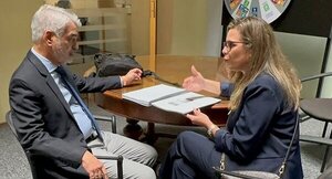 Kattya González es recibida por la comisión de DDHH del Mercosur