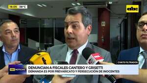 Chats filtrados: denuncian a los fiscales Cantero y Grisetti  - ABC Noticias - ABC Color