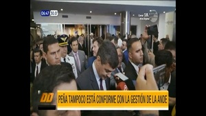 Peña reconoce el vergonzoso servicio de la ANDE - Noticias Paraguay