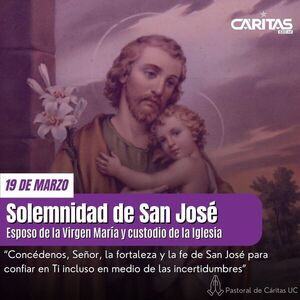 Solemnidad de San José: esposo y padre ejemplar - Portal Digital Cáritas Universidad Católica