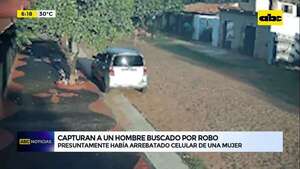 Video: Capturan a un hombre buscado por robo  - ABC Noticias - ABC Color