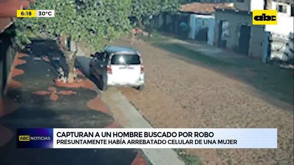 Video: Capturan a un hombre buscado por robo - ABC Noticias - ABC Color